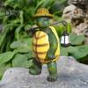 Turtle Garden Statue Resin Outdoor Decor Turtle Figurine Weatherproof Standing Tortoise Sculpture for Yard Patio Lawn
