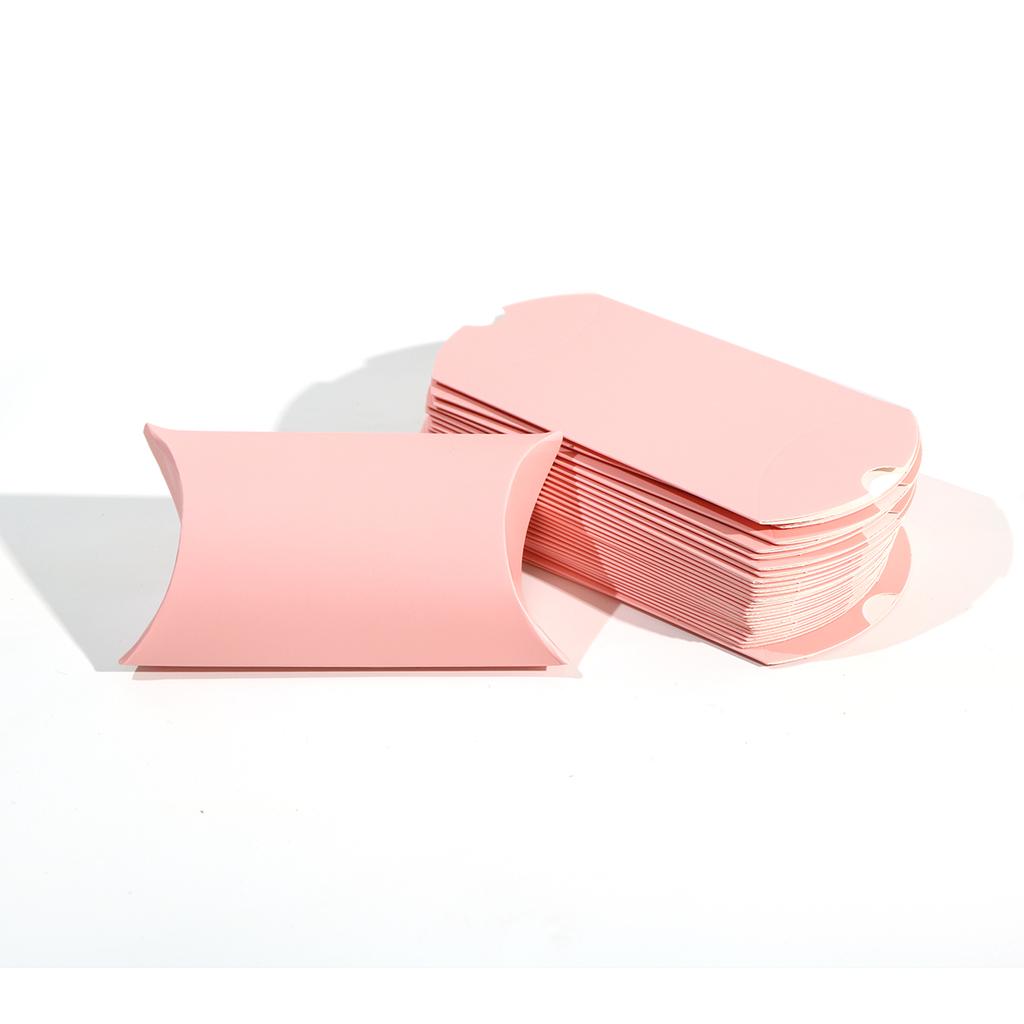 10/20/30Pcs Pillow Candy Box Kraft Paper Christmas Gift Packaging Boxes Candy Bags Wedding Favors Birthday Party Decorations