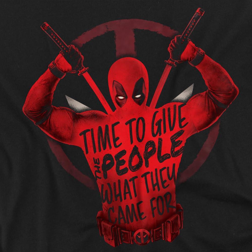 Deadpool & Wolverine Mens Give The People Футболка Deadpool