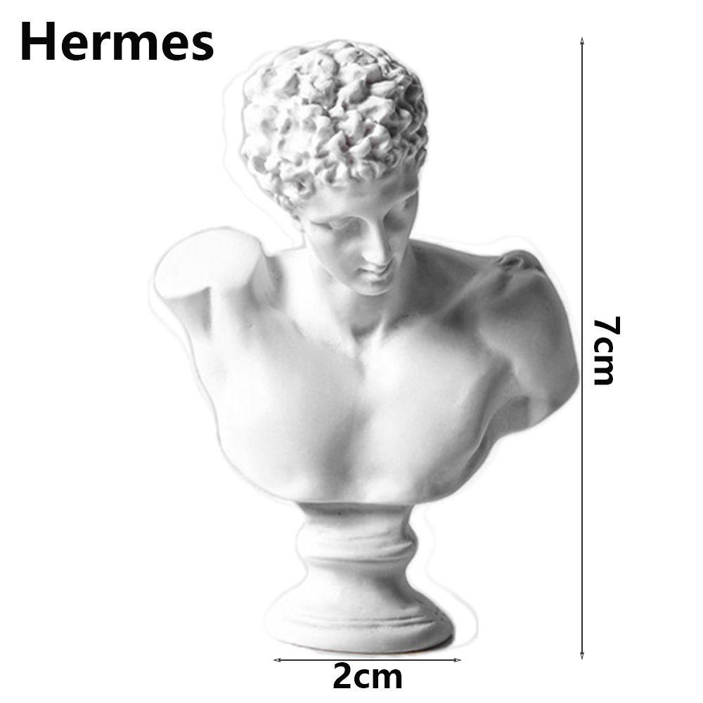 Desktop Ornament Greek Mythology Figurine Plaster Bust Statue Gypsum Portraits Famous Sculpture