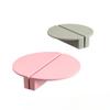 1Piece Colorful Kitchen Cabinet Handles Wardrobe Door Drawer Knob Semi-circular Cream Style Children's Room Color Handle Pairing