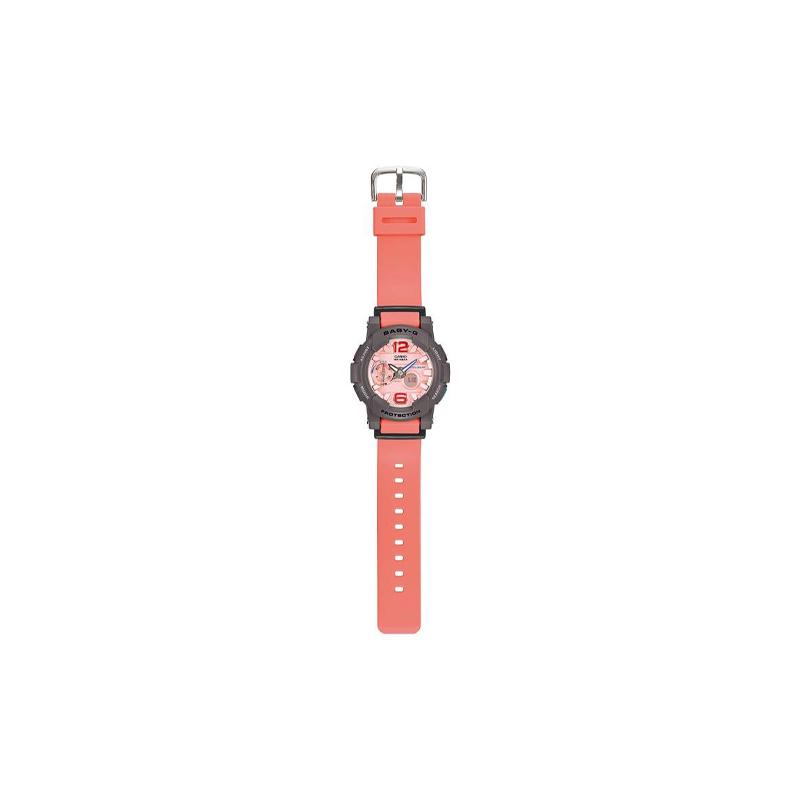 Casio BABY-G Серия тематических часов Классический циферблат Персонализированный цифровой механизм Яркий цветовой контраст Морской стиль Новая цветовая серия Кварцевый механизм BGA-180-4B2