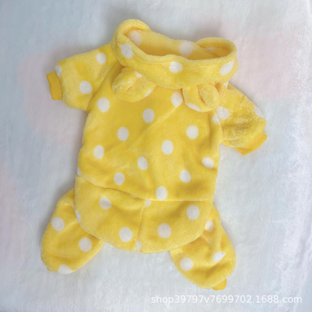 Autumn and Winter New Dog Clothes Down Warm Pet Supplies Small and Medium Dog Clothes