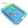 Забавный детский квадратный приподнятый большой поднос для песочницы замок-складная игрушка