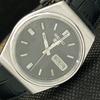 Б/У винтажные мужские часы SEIKO 5 AUTO JAPAN с оригинальным циферблатом и указателем дня и даты 621d-a415726-2