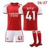 26-27 Arsenal Home Football Jersey for Kids and Adults RICE #41