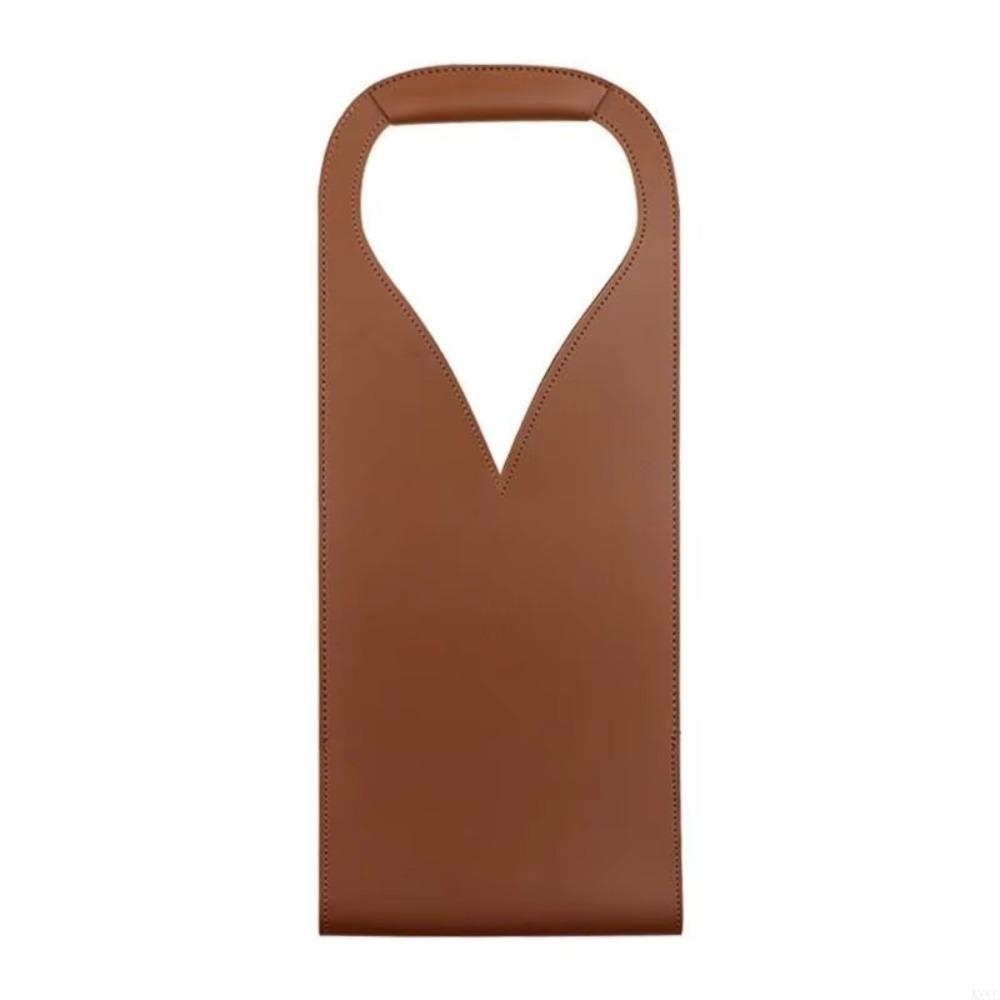 Single Bottle Holder Leather Wine Carrier Waterproof Beer Gift Bag Wine Tote Bridal Shower