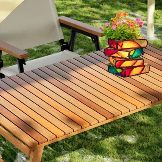 1 шт. Стопка книг, полимерные поделки, настольные украшения для улицы, патио, сада, дома, гостиной, офиса