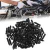 50pcs Black Rivet Fairing Body Trim Panel Fastener Screw Clips For Honda Motorcycle Accessories Parts Dropshipping