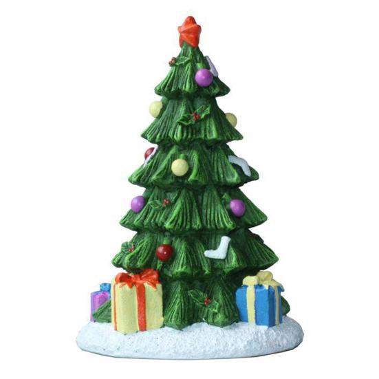 Christmas Tree Aquarium Ornament Realistic Appearance Fish Tank Decoration Resin Figurine Landscape Decor