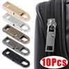 10/1Pcs Universal Metal Zipper Pull Replacement Instant Repair Kit Detachable Luggage Purses Clothing Zipper Slider Puller Tools