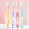 8 шт. зубная щетка с мягкой щетиной, скребок для языка 2 в 1, очиститель, очень мягкий, портативный инструмент для чистки зубов для взрослых, для путешествий