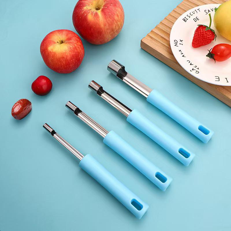 1 шт. Нержавеющая сталь Фруктовая косточковыдавливатель Финики Вишня Груша Косточковыдавливатель Удаление косточек фруктов Нож-слайсер Инструменты для фруктов и овощей