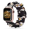 Ремешок-скранчл для Apple watch band 44мм 40мм 41мм 45мм 38 42мм 49мм Эластичный нейлоновый браслет iWatch series 3 6 se 7 8 9 ultra 2