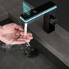Светодиодный дисплей Смеситель для раковины в ванной комнате Интеллектуальный смеситель горячей и холодной воды Цифровой дисплей температуры для современных домов