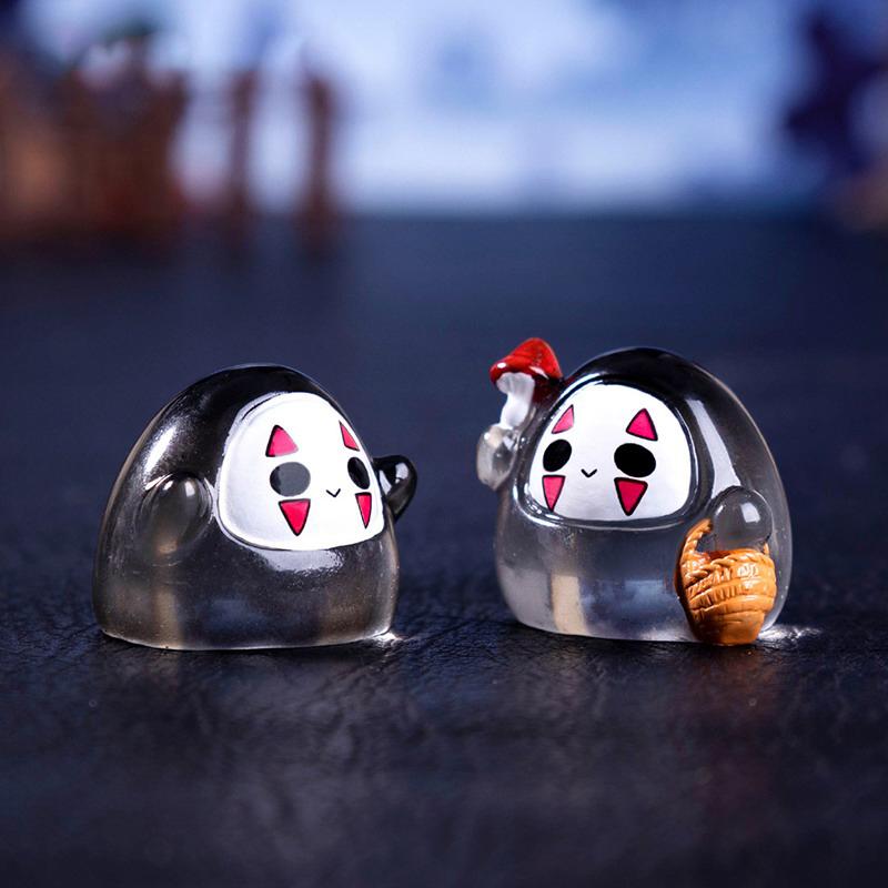 5-14Pcs Halloween Demon Ducks Miniature Figures Resin Mini Colorul Duck Ornament Landscape Dollhouse Fairy Garden Home Decor