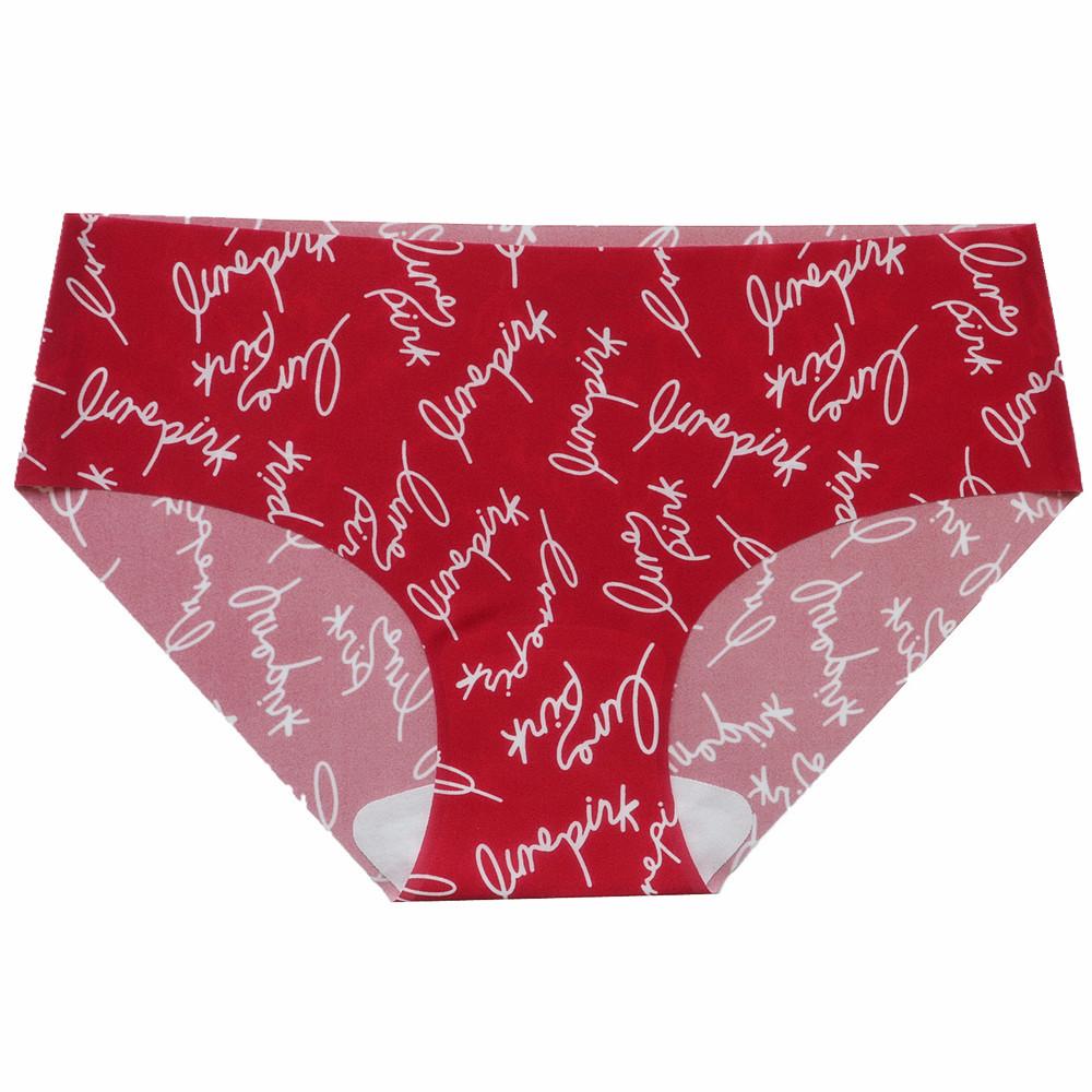 Women's Thin Anti Bacterial Seamless Ice Silk Breathable Low Rise Briefs One Piece Underwear