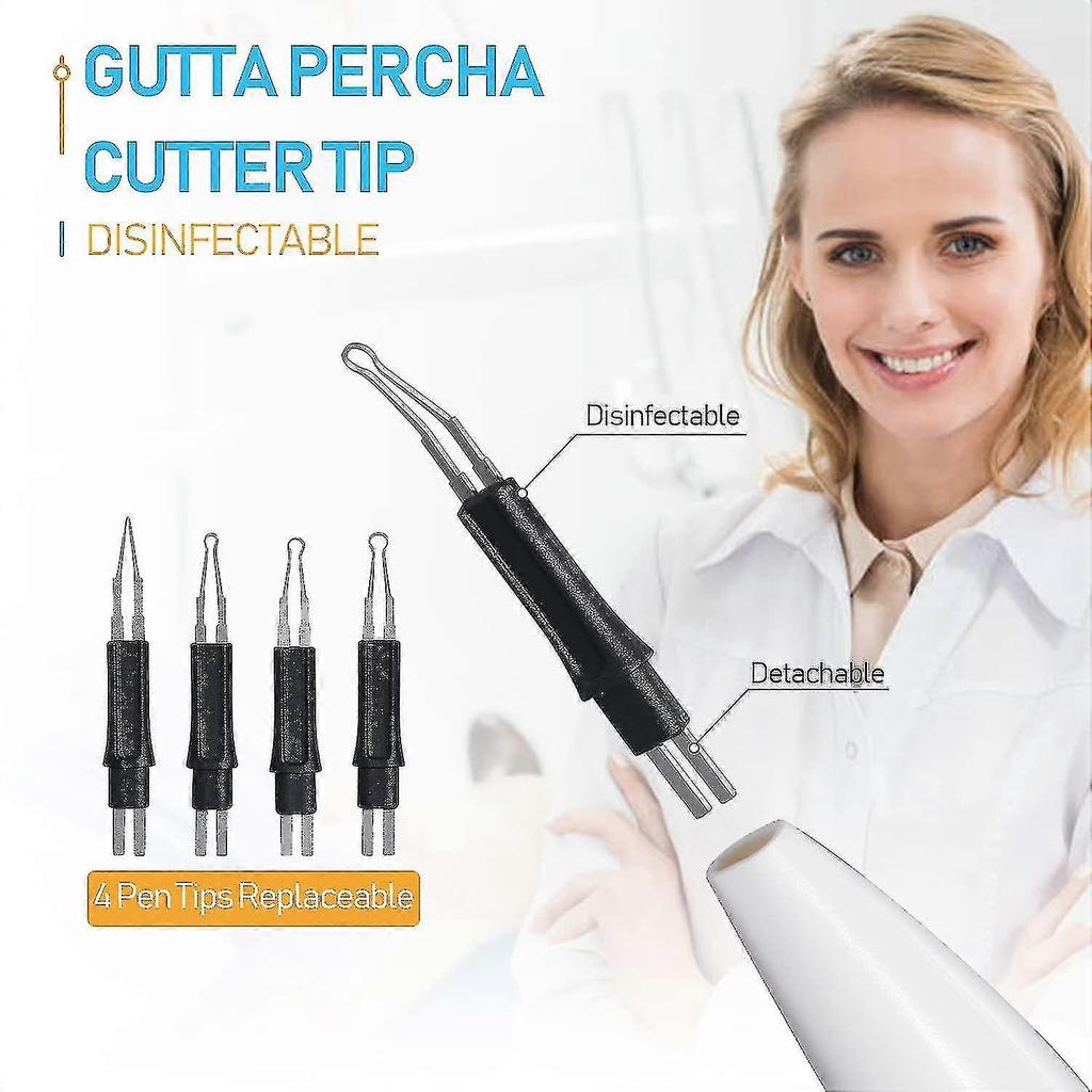 Dental Cordless Gutta Percha Teeth Gum Cutter Endo Gutta Cutter+4 Tips 220v (us Plug)