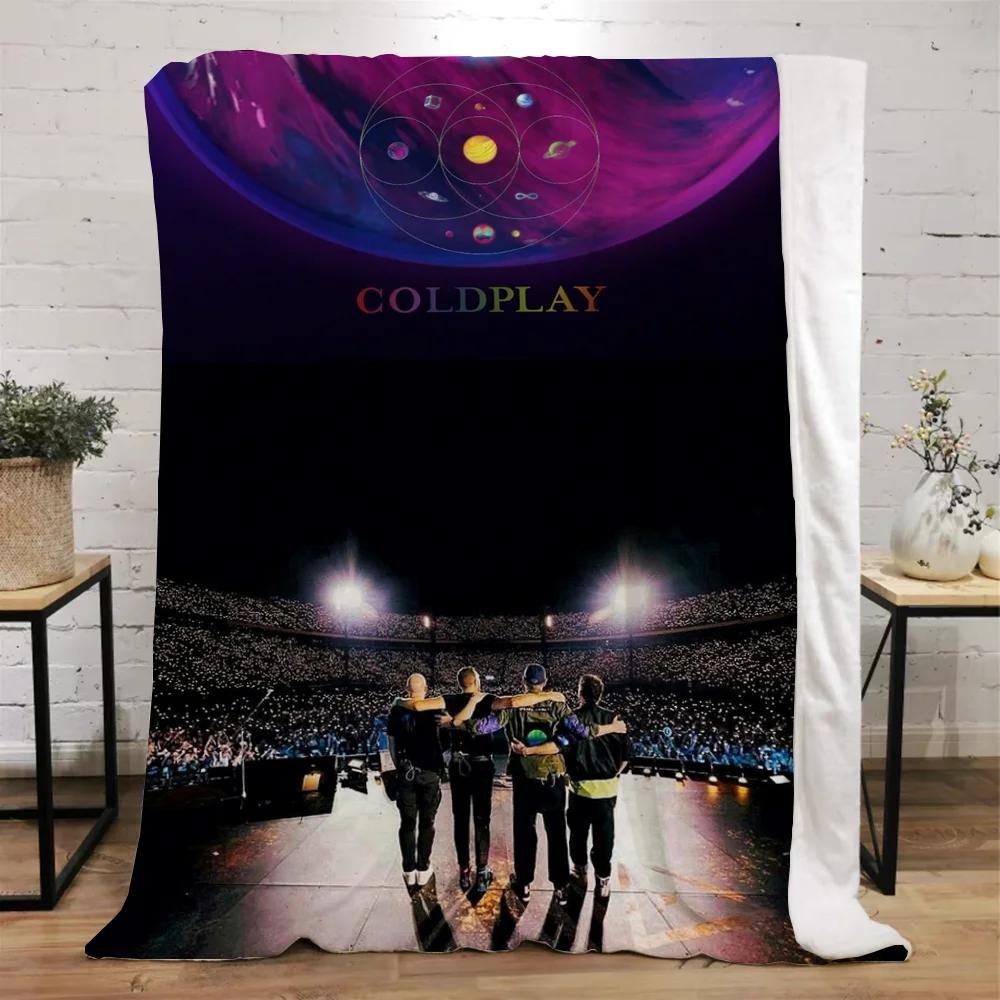 Coldplay Кидает одеяла для дивана Роскошное плед-покрывало Размер King Пушистый Клетчатый Микрофибра Постельное белье Пляжное полотенце Домашний интерьер На колено