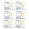 6 комплектов для ремонта карбюратора для Honda 1979-1982 CBX 1000 CBX1000 1050 SuperSport