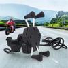 12V Motorcycle X Type Phone Charger Holder Waterproof 360 Degree Rotation Adjustable For Rearview Mirror Mounting