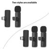 Wireless Lavalier Microphone System Dual Microphone Noise Reduction Wireless Transmission