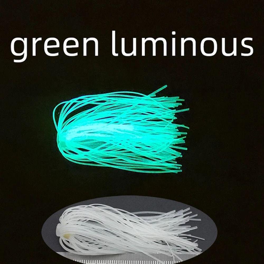 88 Strands Fishing Umbrella Skirts Luminous Silicone Jig Skirts  DIY Spinnerbaits