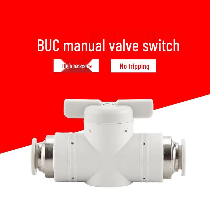 Pneumatic Quick Connect Manual Shut-off Valve