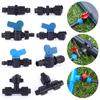 16/20mm Micro Irrigation Drip Tape Connectors Locked Hose Fittings Tee Repair Elbow End Plug Joints Greenhouse Coupler 1Pcs