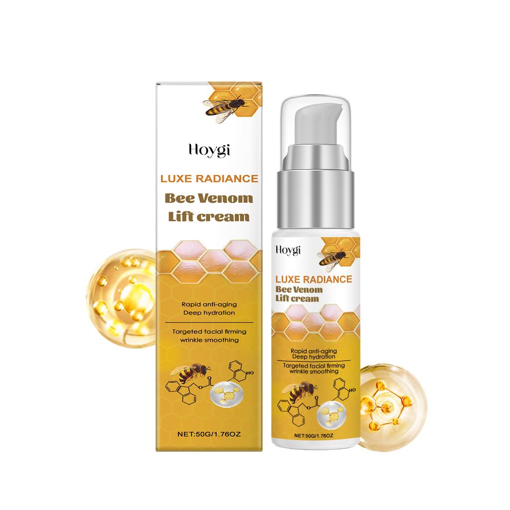 Hoygi Bee Venom Facial Firming Cream Collagen Boosting Anti Wrinkle Lifting Treatment for Sagging Skin And Fine Lines