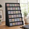 6-Tier Wooden Sports Card Holder Wood Multi-Layer Display Stand