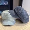New Retro Washed Denim Beret Female British Style Octagonal Hat Spring and Summer Fashion Painter Hat Showing Face Small Hat