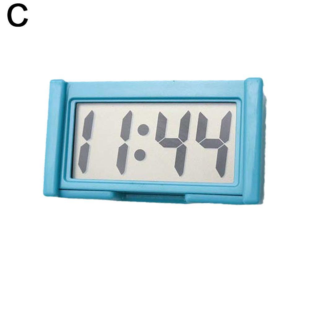 4 цвета мини-цифровые часы на приборную панель автомобиля, самоклеящиеся часы с ЖК-дисплеем времени и дня, автомобильные аксессуары для автомобиля