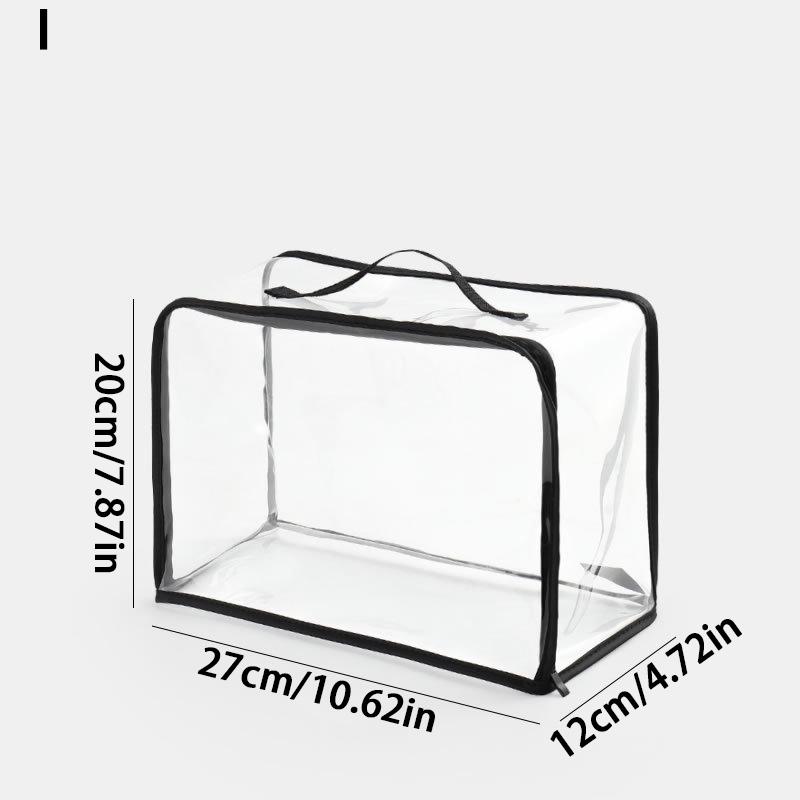 Прозрачный защитный чехол для домашнего гардероба, трехмерная сумка для хранения сумок