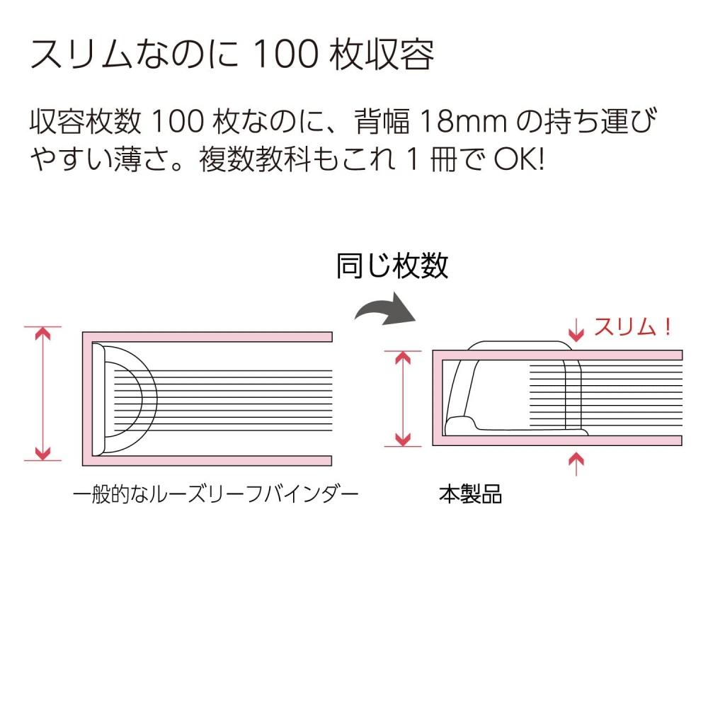 KOKUYO Папка-регистратор Campus Loose Leaf Limited B5 2 отверстия пастельный желтый Ru-PP358-L3Y
