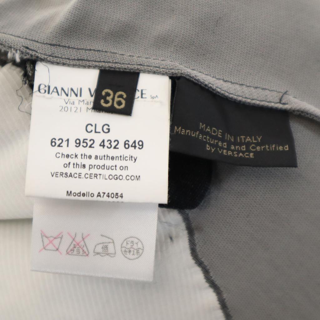 Versace Made In Italy Short Sleeve Cut 36 Black Women Used