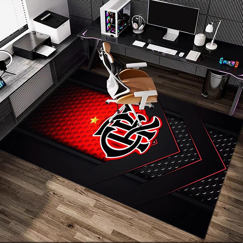 Rangers FC Print Area Rug, Multi-functional Office Chair Sofa Carpet, Easy Clean Carpet for Home and Living Spaces