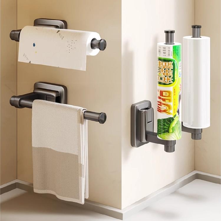 Wall Mounted Paper Towel Holder Modern Suction Cup Designs Paper Towel Dispenser Rack for Home Storage Solution