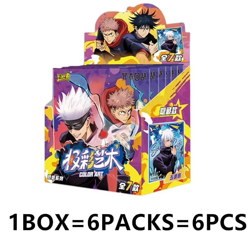 Jujutsu Kaisen Card Warlock Cards Gojo Satoru Fushiguro Megumi Itadori Yuji Cards Anime Peripheral Collection Cards Toy Gift
