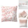 Luxurious Pillow Case Rose Gold Geometric Pineapple Glitter Cushion Cover For Stylish Home Decor