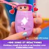 Peekimo Violet - SPINMASTER - Animal interactif et accessoire à porter - Plus de 100 sons &amp; réactions - A Partir De 5 Ans