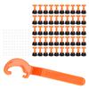 151PcsSet Tile Leveler Reusable High Flatness Tiles Leveling System for Building Walls
