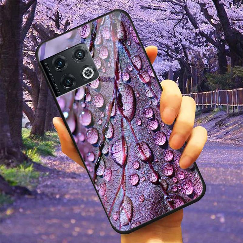 For OnePlus 10 Pro 5G Case 6.7'' Tempered Glass Starry Marble Hard Back Cover for One Plus 10Pro Funda Capa Oneplus10pro Coque