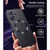 Coque de Téléphone - E.F.Connection - pour iPhone 17 Pro - Silicone Anti-Rayures Anneau Magnétique Noir