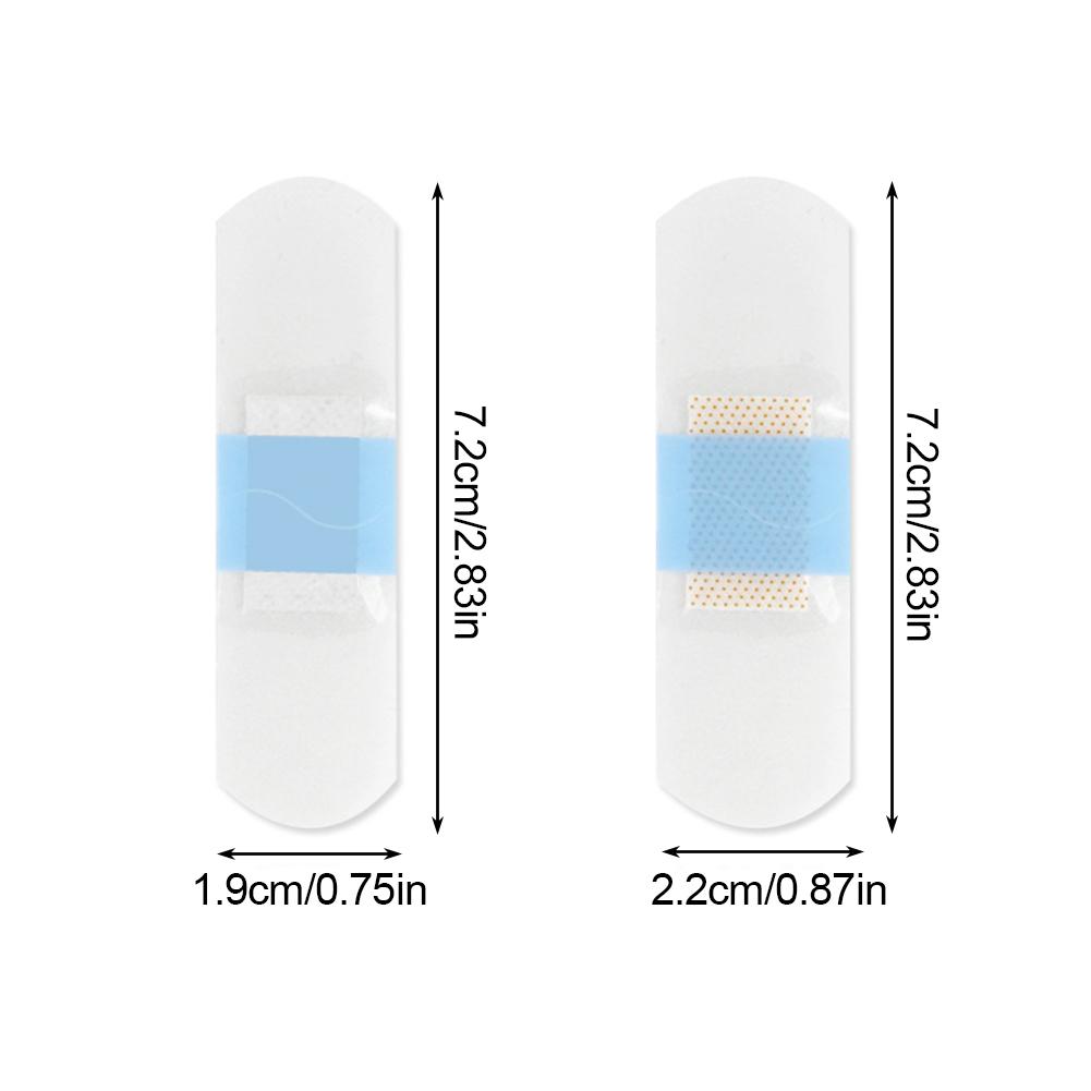 50/120PCS Waterproof Adhesive Wound Plaster Invisible Hemostatic Anti-Wear Foot Scarring Anti-Bacterial Patch Home Travel First-Aid Appliance