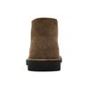 Clarks Оригинальные двухслойные кожаные модные простые короткие ботинки Мужские ботинки Серый 261740557