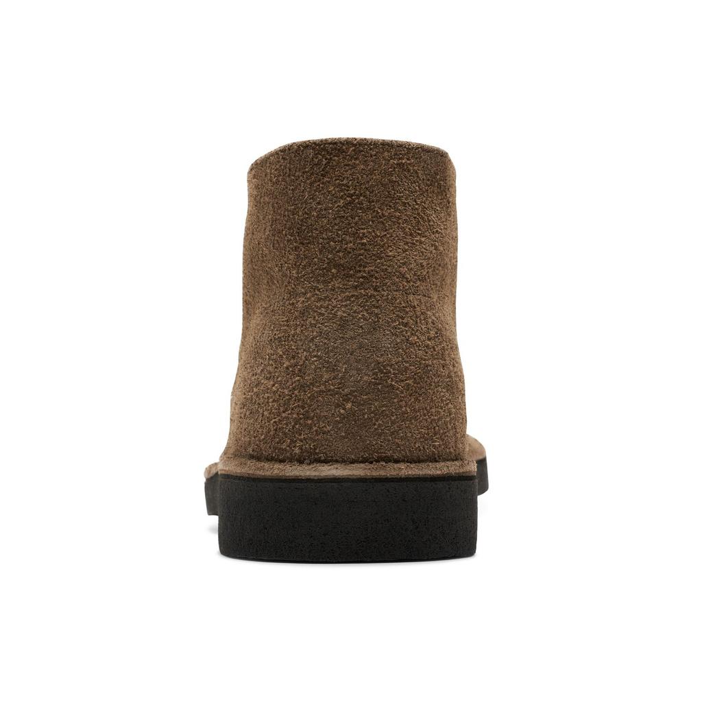 Clarks Оригинальные двухслойные кожаные модные простые короткие ботинки Мужские ботинки Серый 261740557