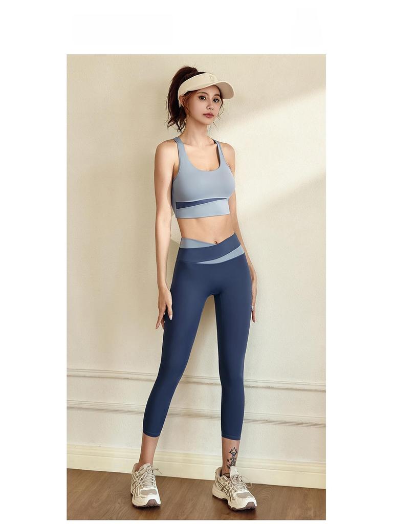 Женский красочный противоударный костюм для йоги и фитнеса Juyitang