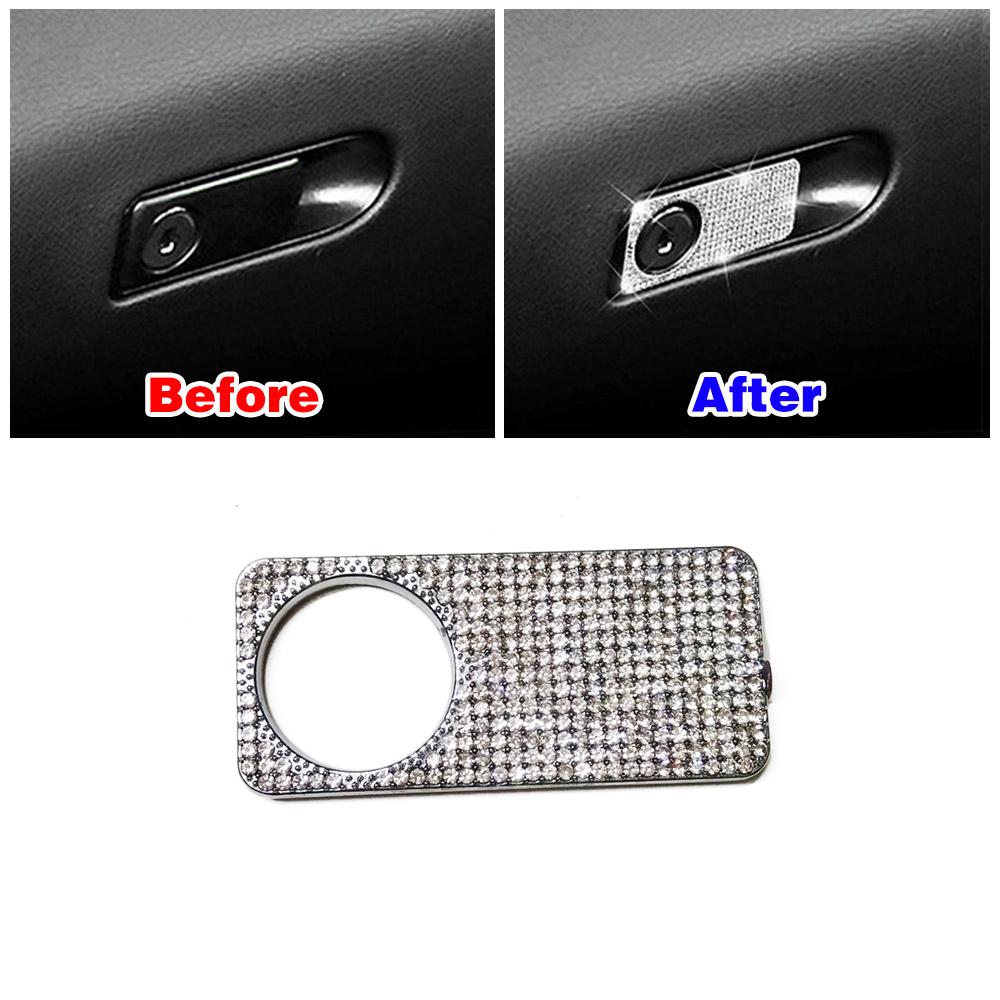Для Mercedes Benz GLC 253 2015-2019 Ящик для хранения, перчаточный ящик, переключатель, кнопка, крышка, отделка, кристально-алмазная наклейка