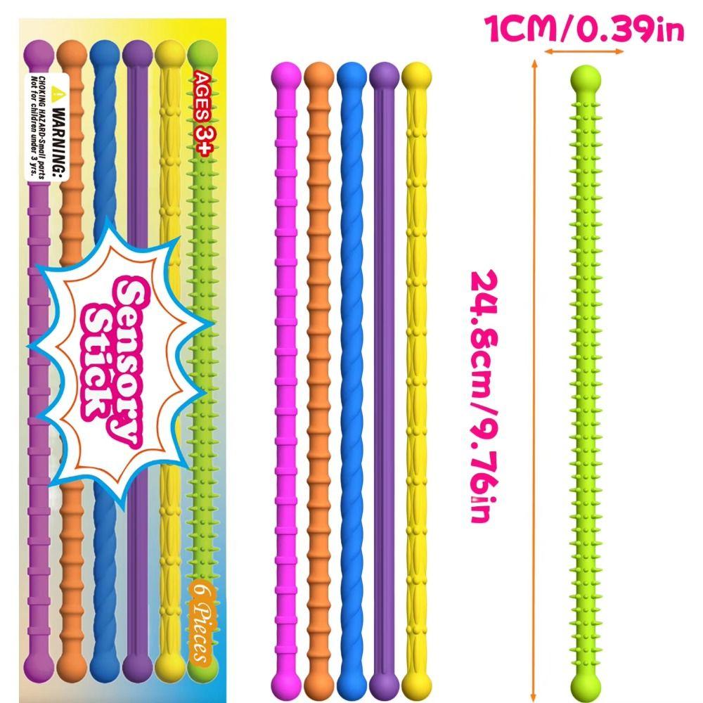 Улучшение внимания Сделай сам Сенсорные полоски Игрушки Растягивающаяся сенсорная палочка Забавные игрушки Дети